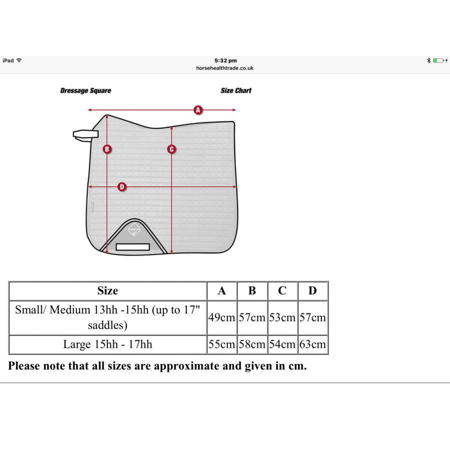 LeMieux Loire Memory Dressage Saddle Pad - Image 7