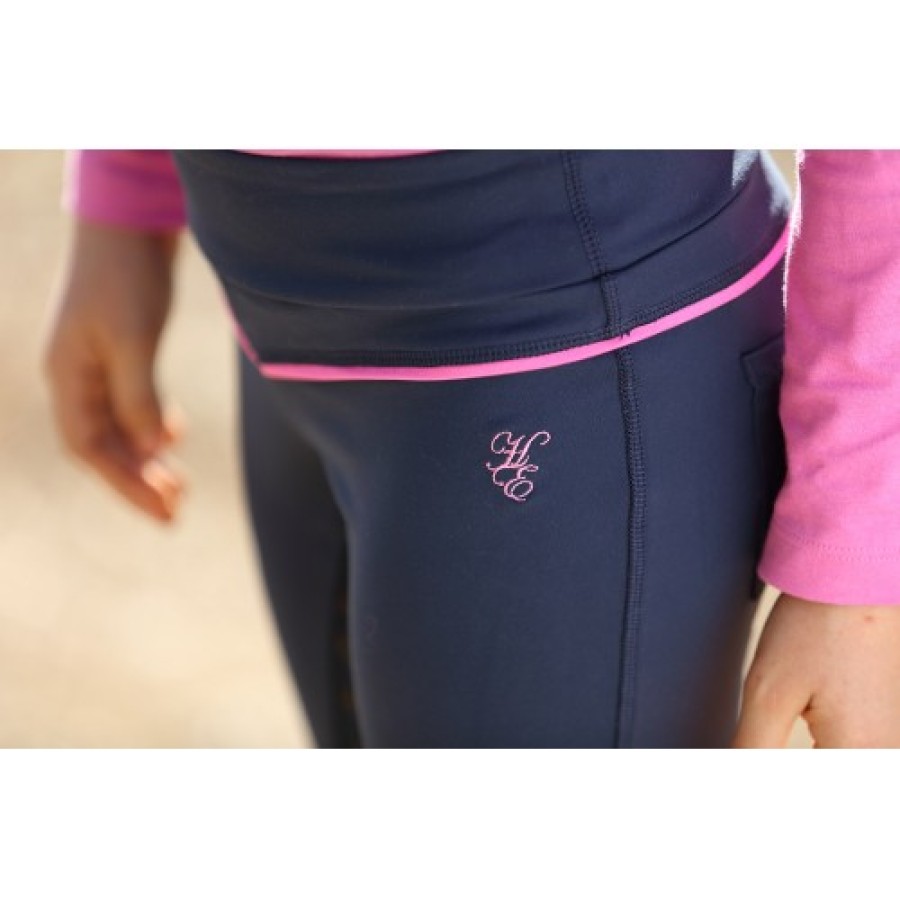 Huntington Girls Pull-On Full Seat Breeches - Image 2