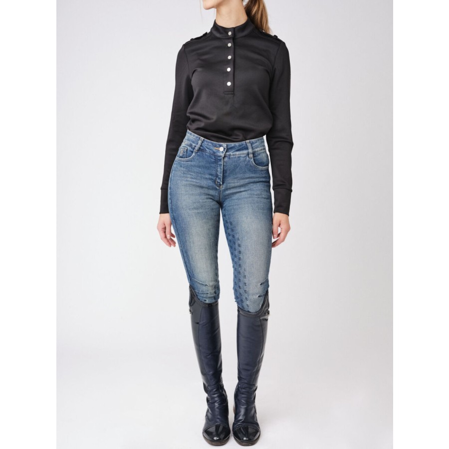 PS of Sweden Maggie Denim Breeches - Blue - Image 2