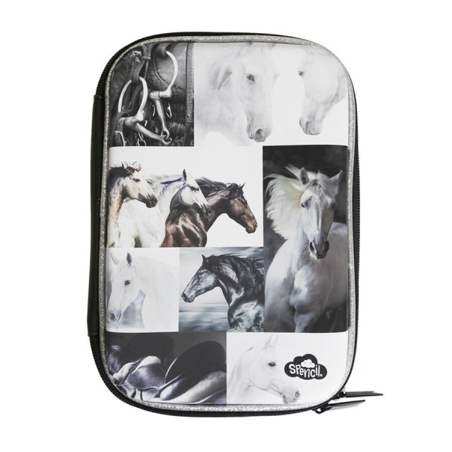Spencil Black & White Horses School Accessories - Image 4
