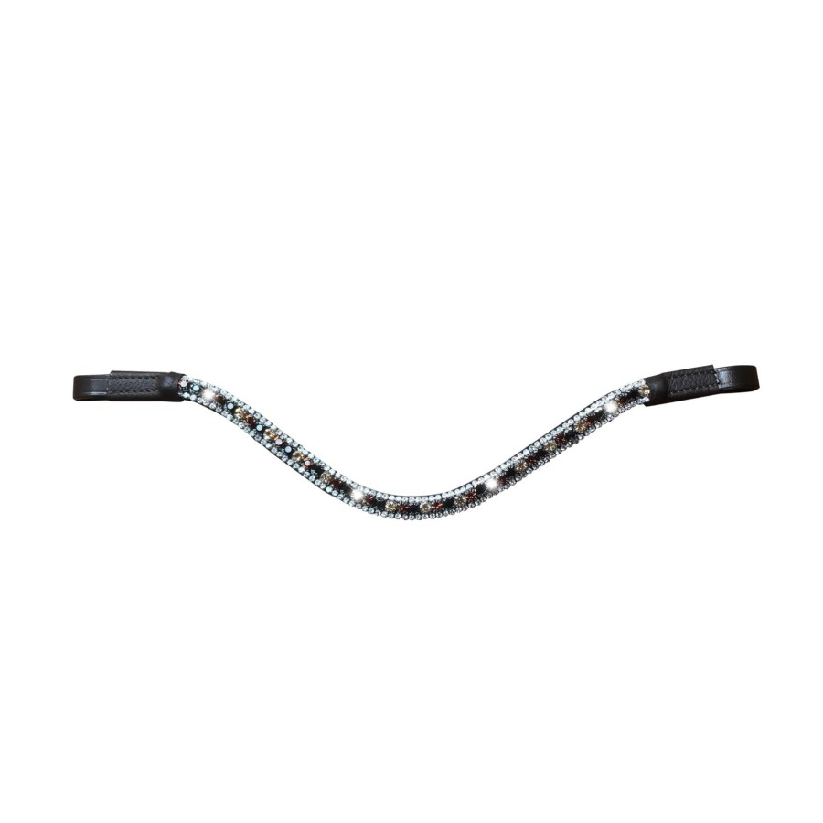 Lumiere Amber Deep Wave Crystal Browband - Image 3