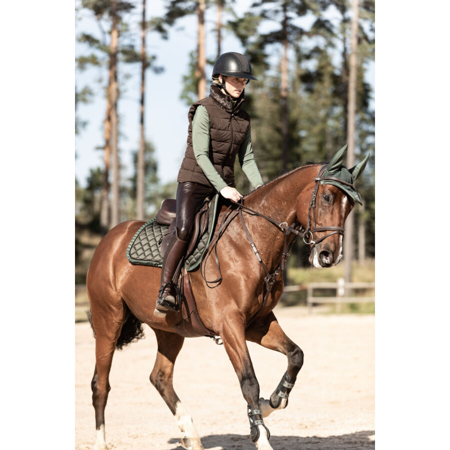 PS of Sweden Diamond Ruffle Jump Pad - Hunter Green - Image 3