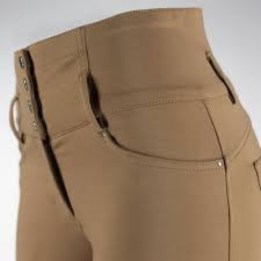 Horze Tara Breeches Tobacco Brown - Image 3