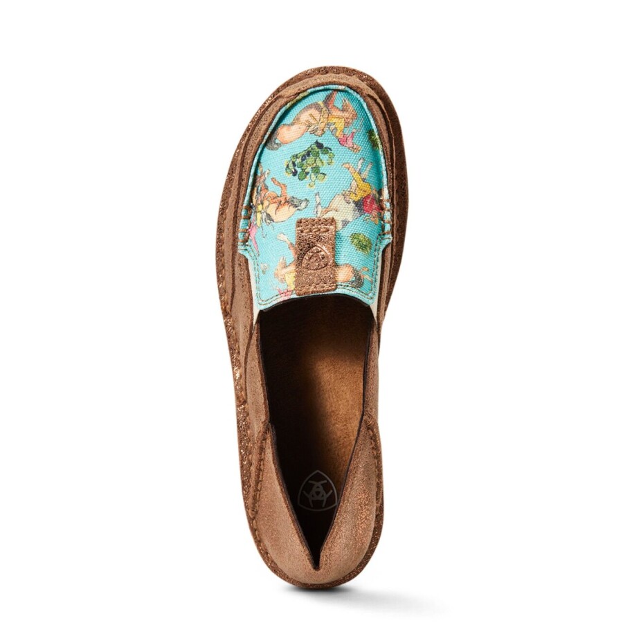 Ariat Women's Cruiser- Bucking Turquoise - Image 2