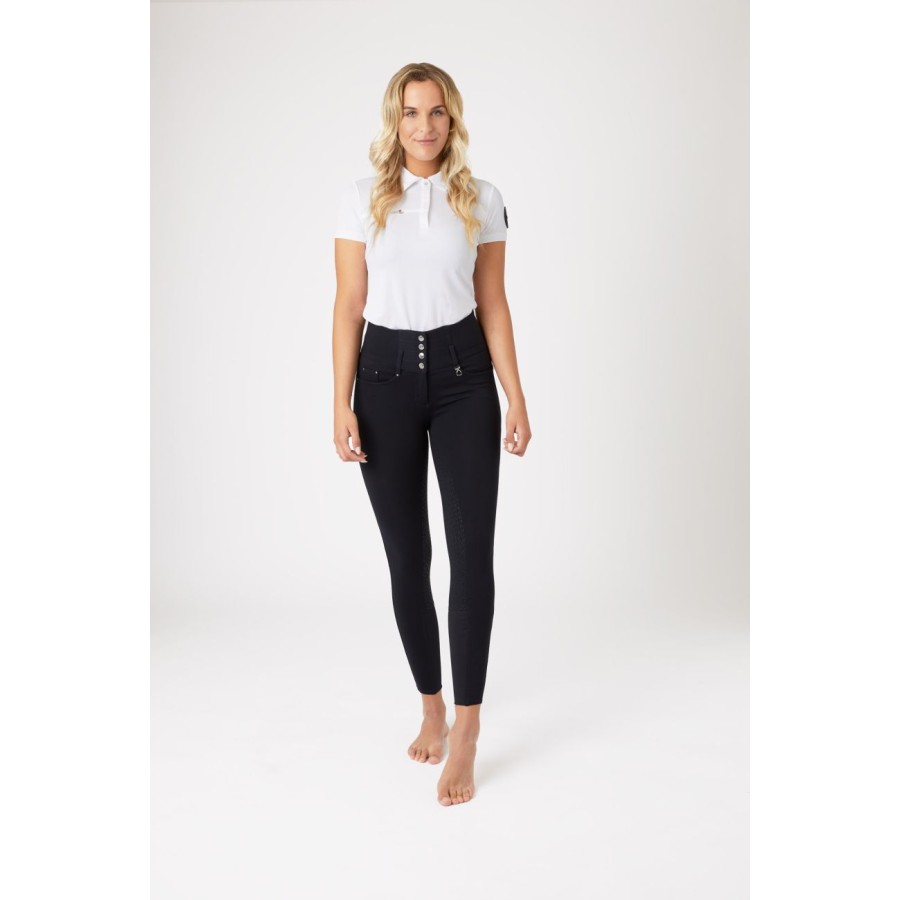 Horze Tara Breeches Navy - Image 2
