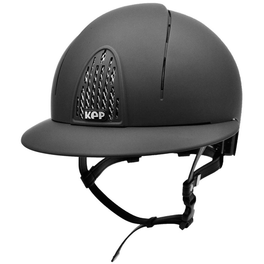 KEP Smart Helmet Matt Black Polo Visor