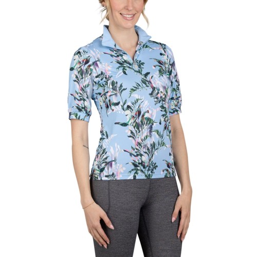 Kastel Elbow Length Sleeve Canal Floral Shirt
