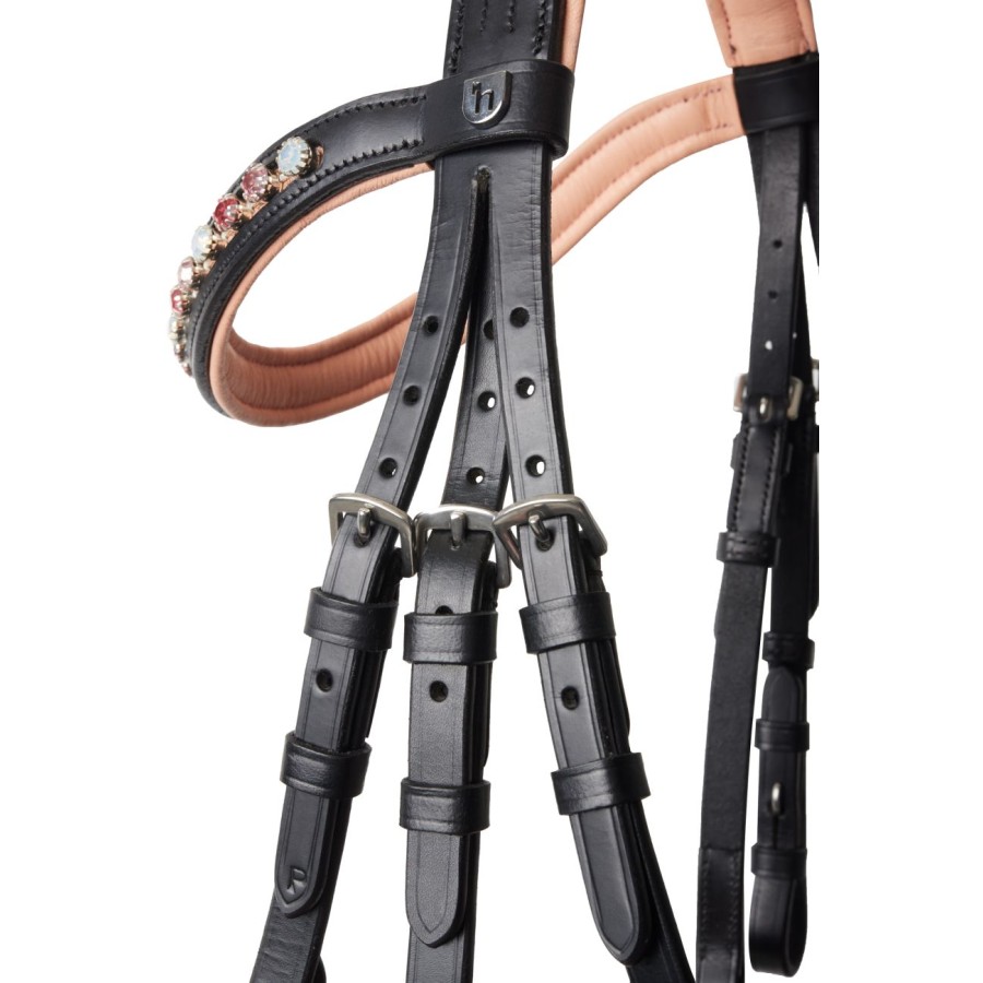 Horze Magic Carousel Pony Bridle Pink - Image 3