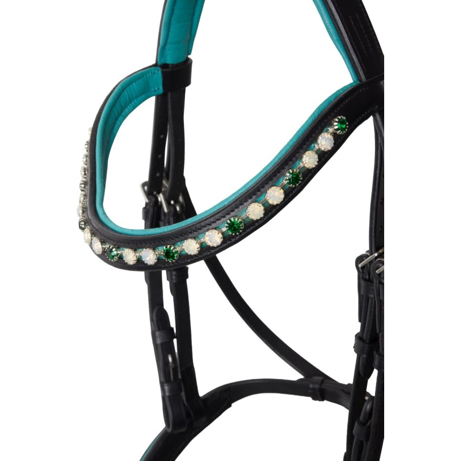 Horze Magic Carousel Pony Bridle Green - Image 3