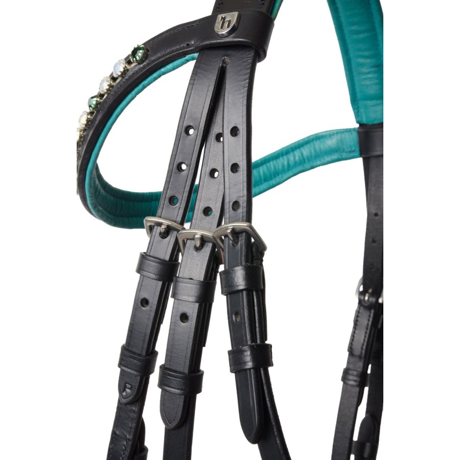 Horze Magic Carousel Pony Bridle Green - Image 4