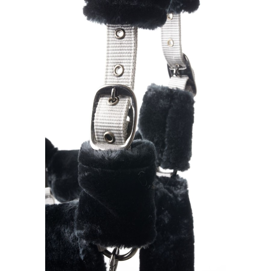 Horze Smoky Faux Fur Halter - Image 4