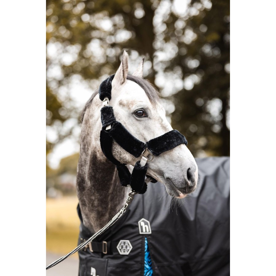 Horze Smoky Faux Fur Halter - Image 3