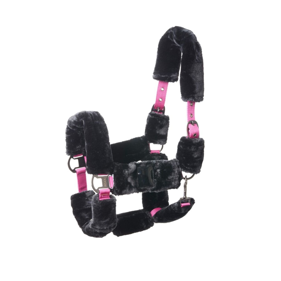 Horze Smoky Faux Fur Halter - Image 8