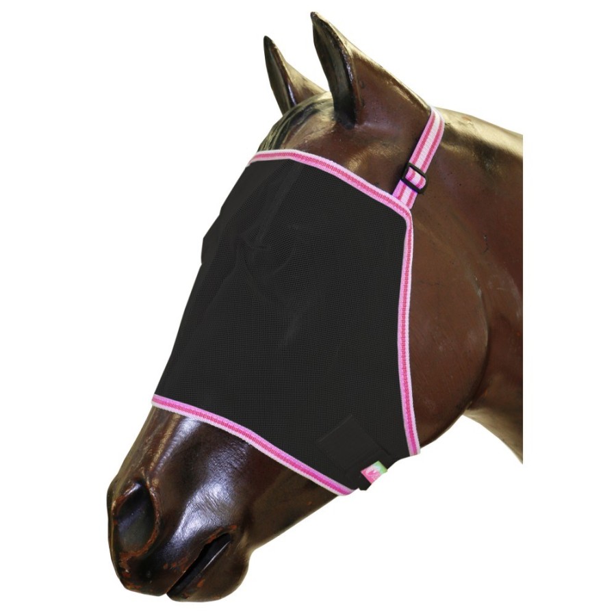 Bambino Mesh Fly Mask-Black - Image 2