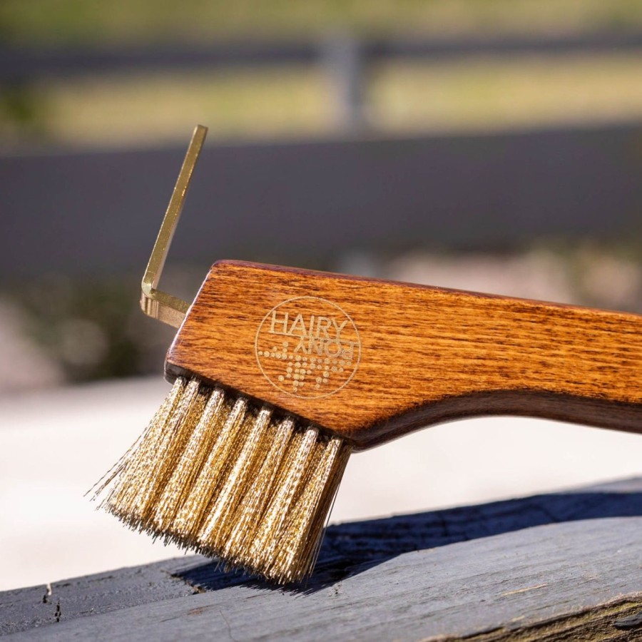 Hairy Pony Copper Bristle Wooden Hoof Pick - Image 4