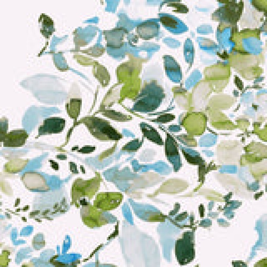 Kastel Elbow Length Sleeve Green Watercolour Floral Shirt - Image 3