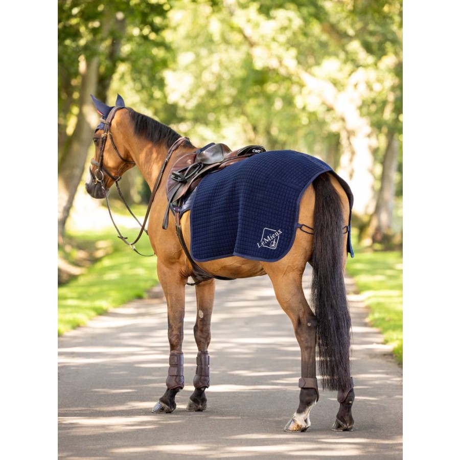LeMieux Arika Clima-Tek Quarter Sheet- Navy