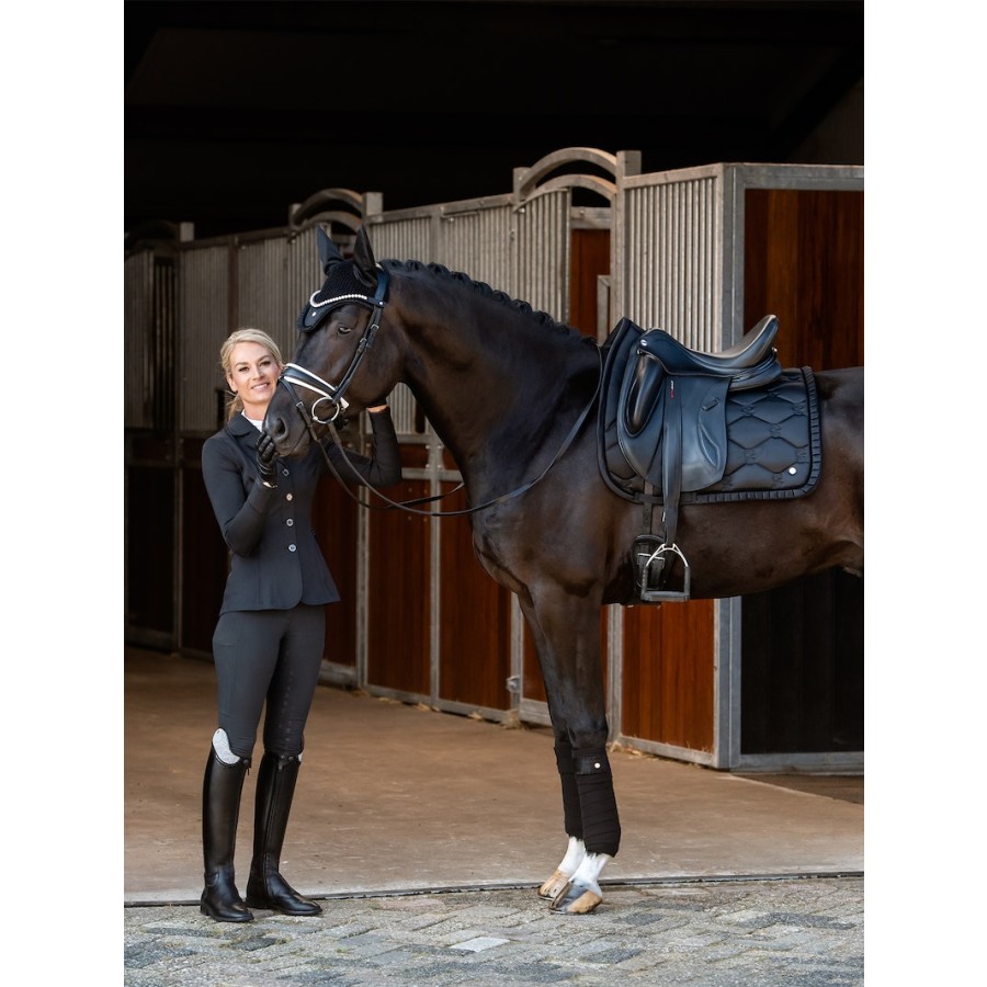 PS of Sweden Dressage Ruffle Saddle Pad-Black - Image 2
