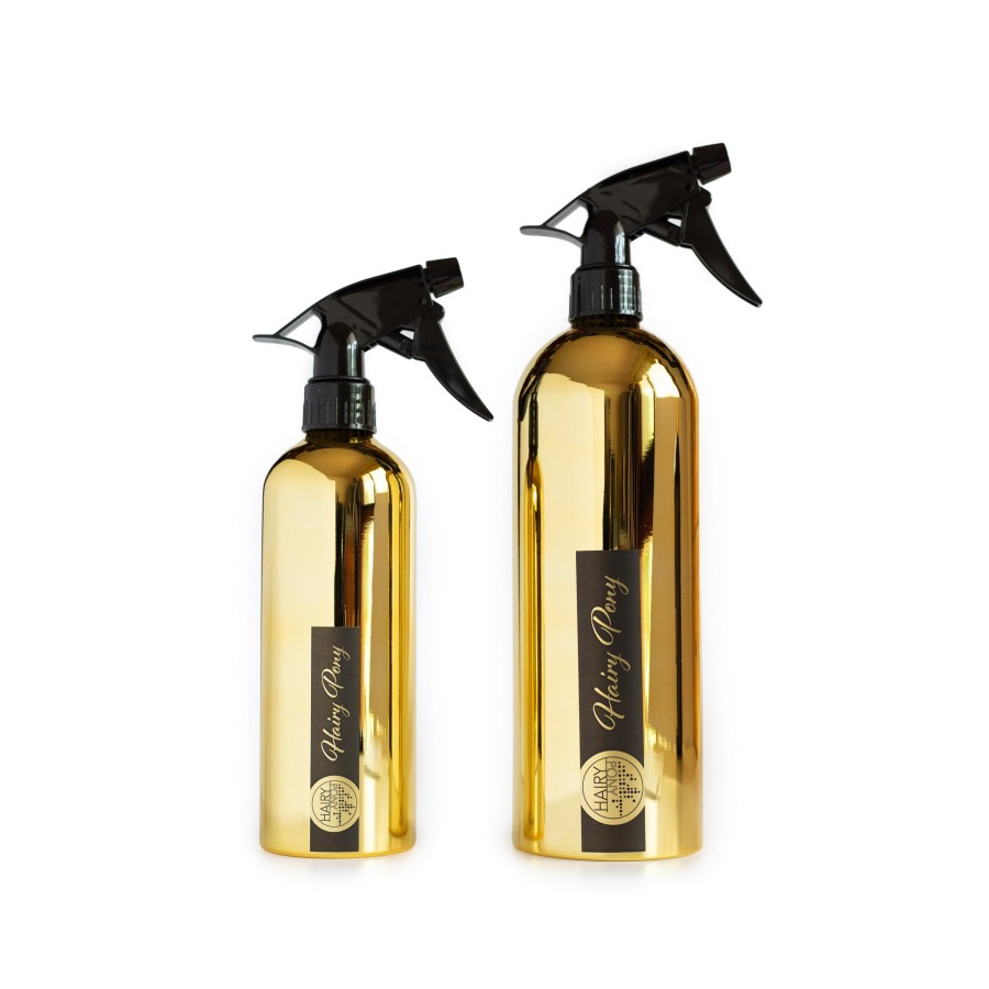 Hairy Pony Gold Metal Spray Bottle 1000ml - Image 2