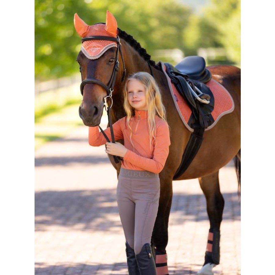 LeMieux Young Rider Base Layer Apricot - Image 4