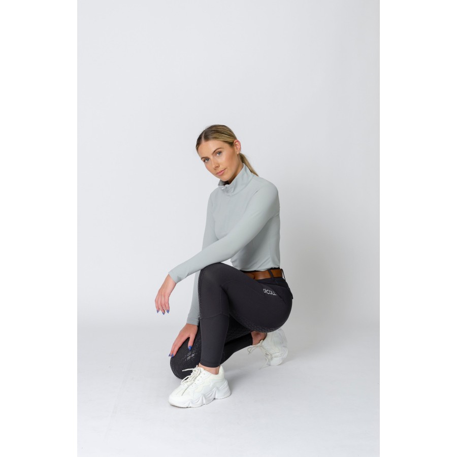 Decoll Sport Active Breeches Charcoal - Image 2