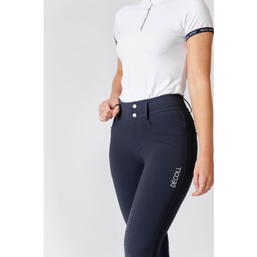 Decoll Sport Mia Seamless Breeches Navy