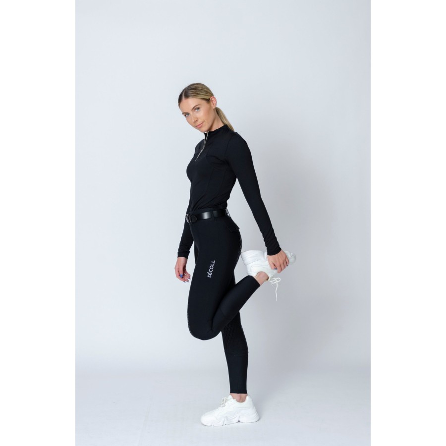 Decoll Sport Active Breeches Black