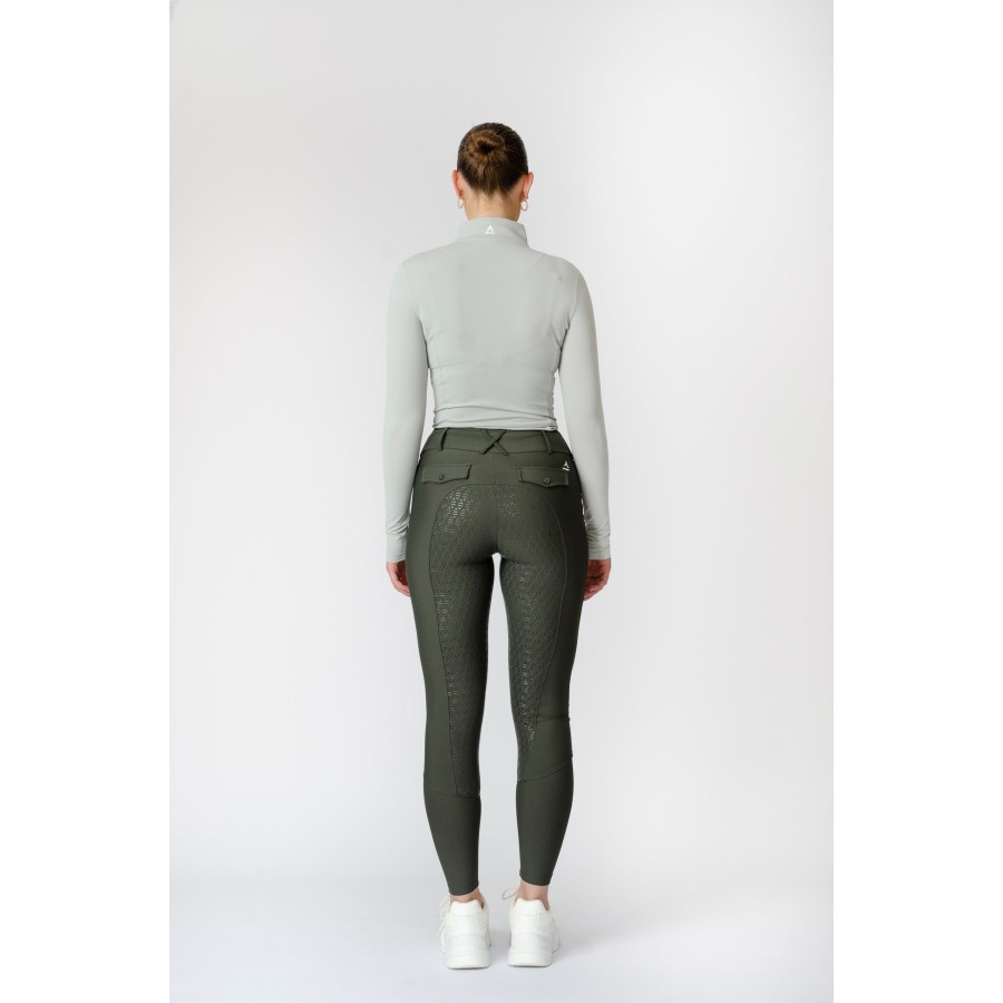 Decoll Sport Active Breeches Khaki - Image 3
