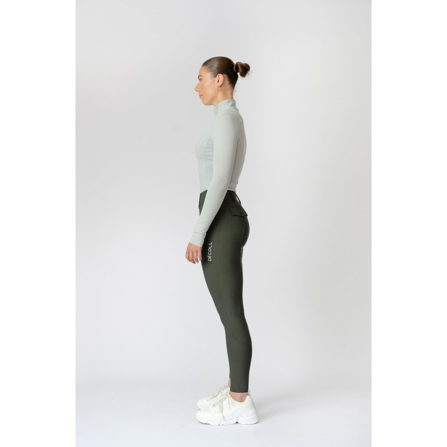 Decoll Sport Active Breeches Khaki - Image 5