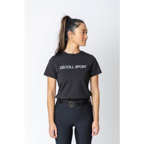 Alternative view of Decoll Sport Active Tech Tee Black