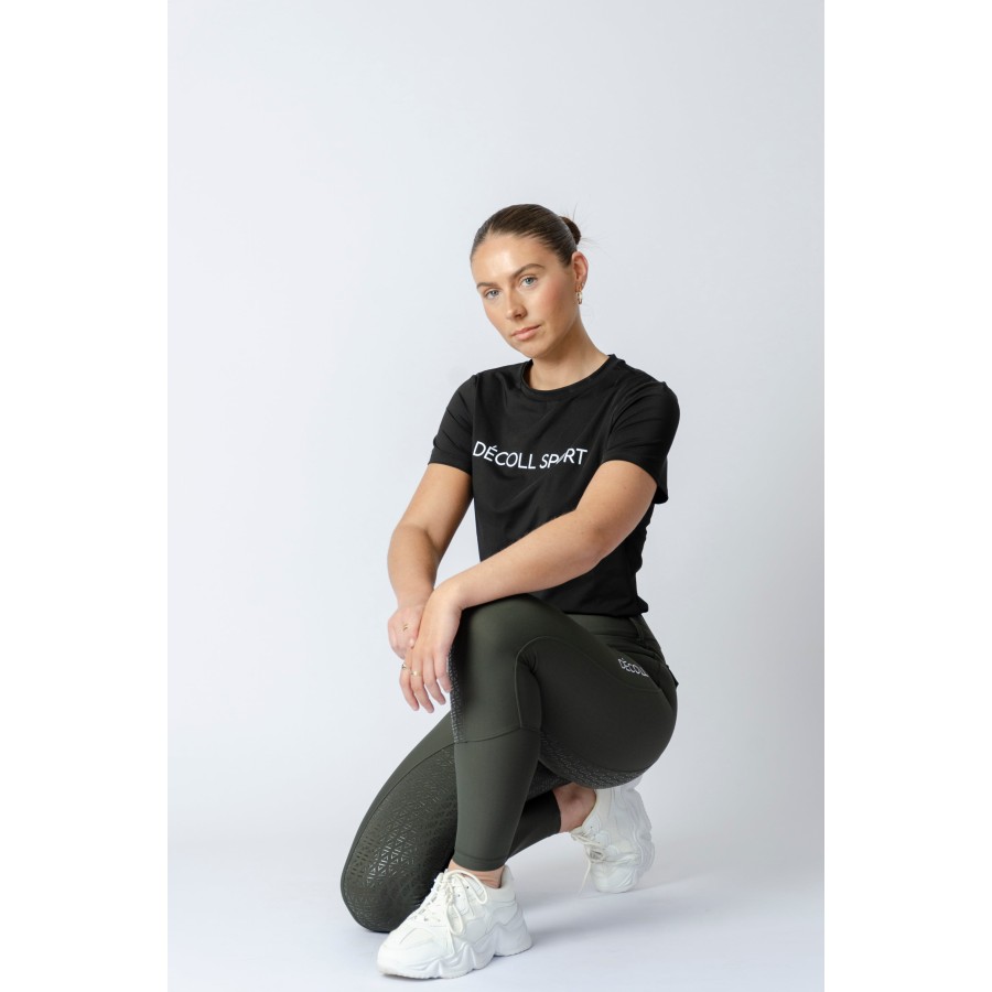 Decoll Sport Active Tech Tee Black - Image 4