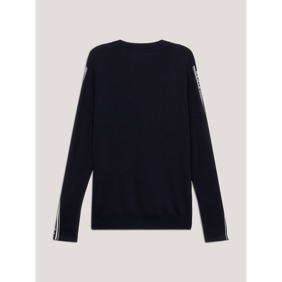 Tommy Hilfiger Mens Seattle Jacquard Sweater Desert Sky - Image 7