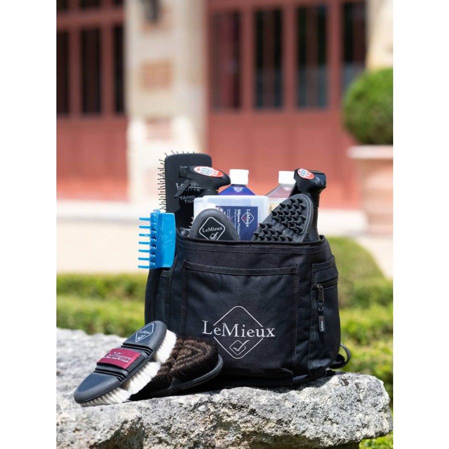 LeMieux Elite Circular Grooming Tote Black - Image 3