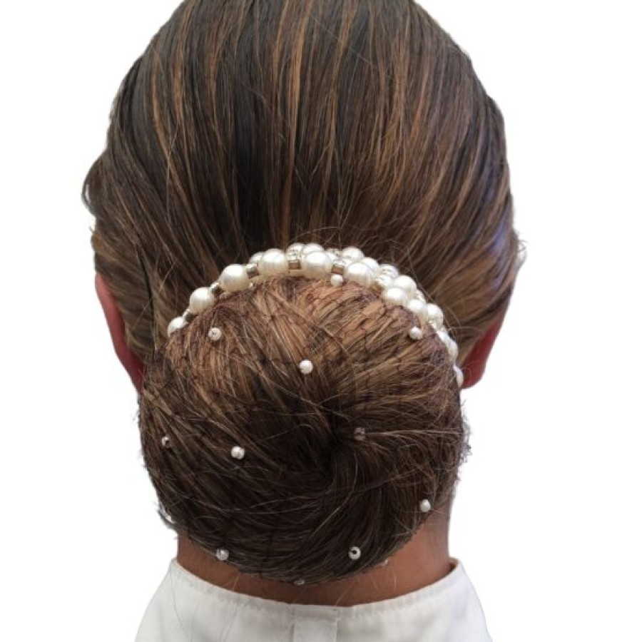 Boutique Equines Ella Hair Net Pearl - Image 3