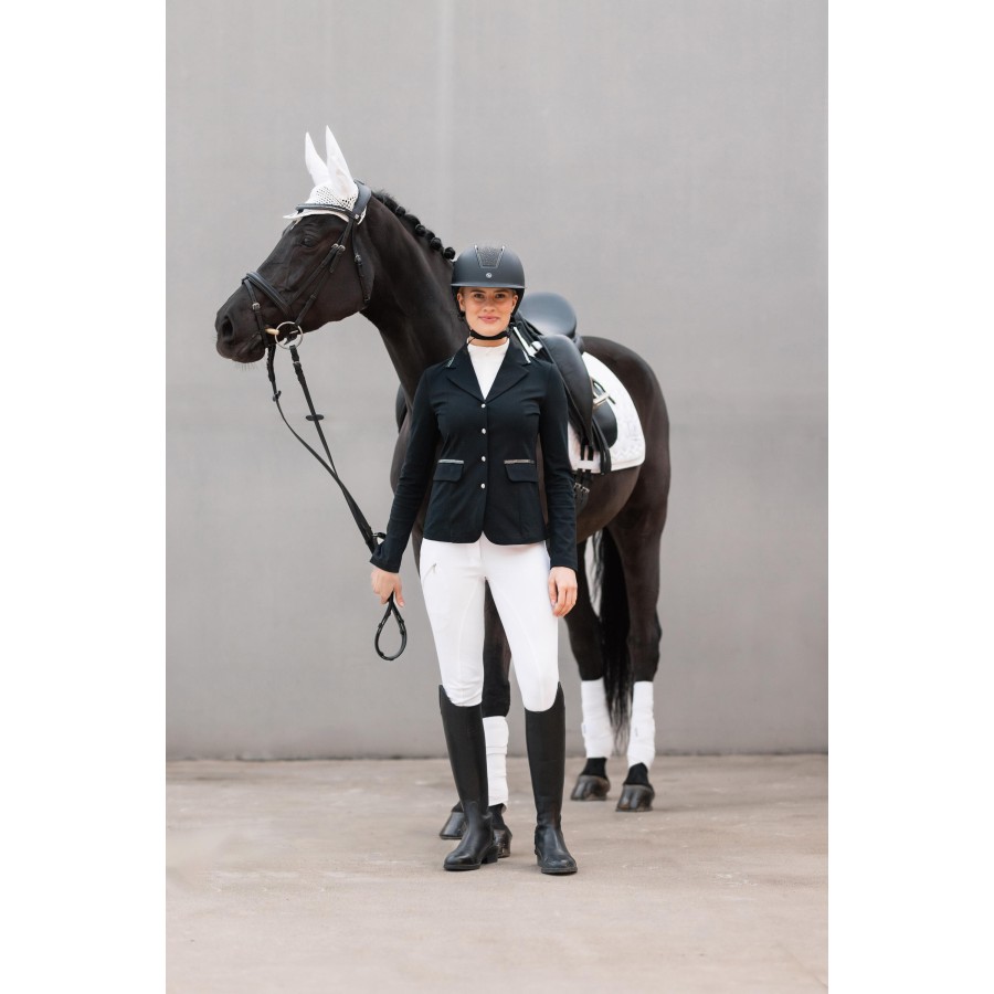 Horze Nova Show Jacket Black - Image 5