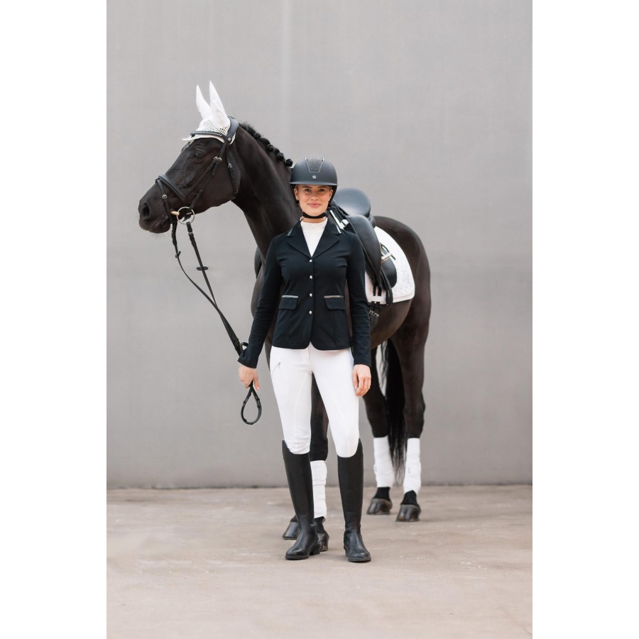 Horze Nova Show Jacket Black - Image 5