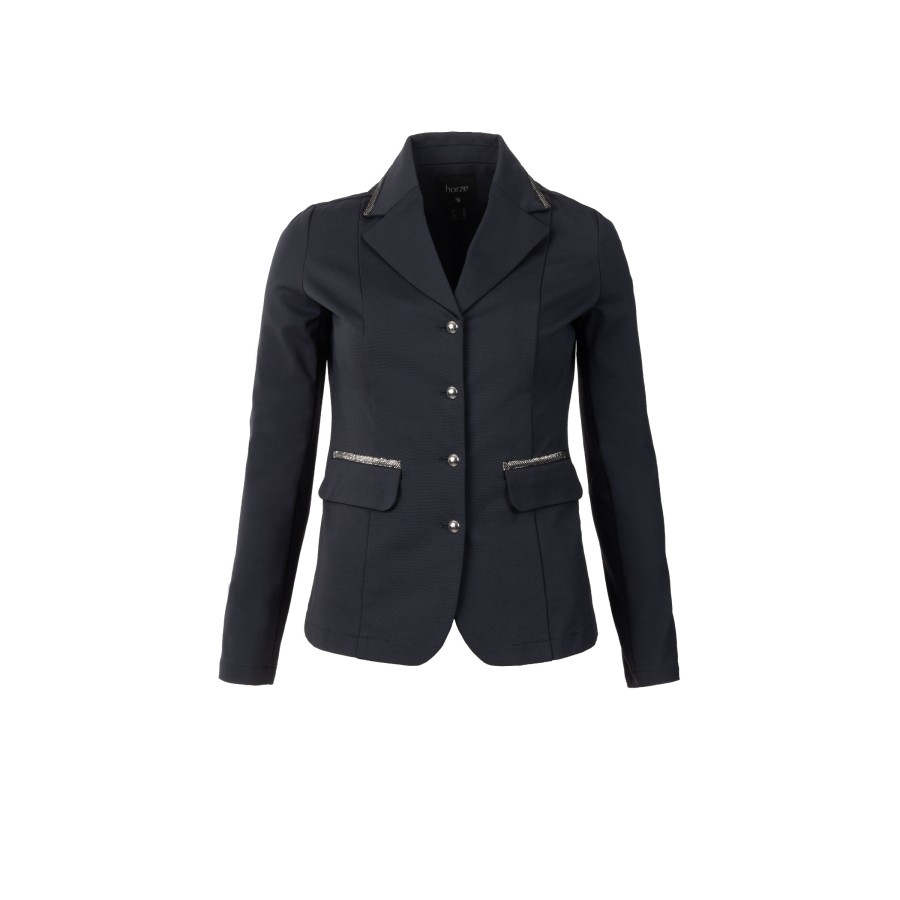 Horze Nova Show Jacket Navy - Image 3