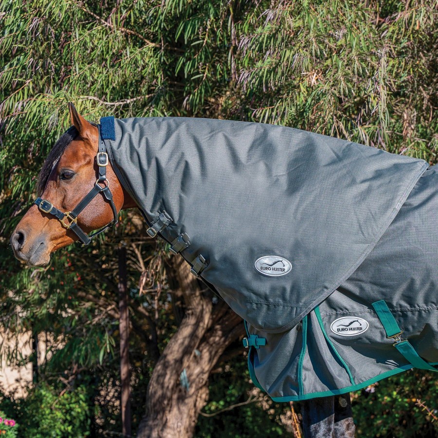 Eurohunter Neck Rug 600D 180gm Fill Charcoal Grey