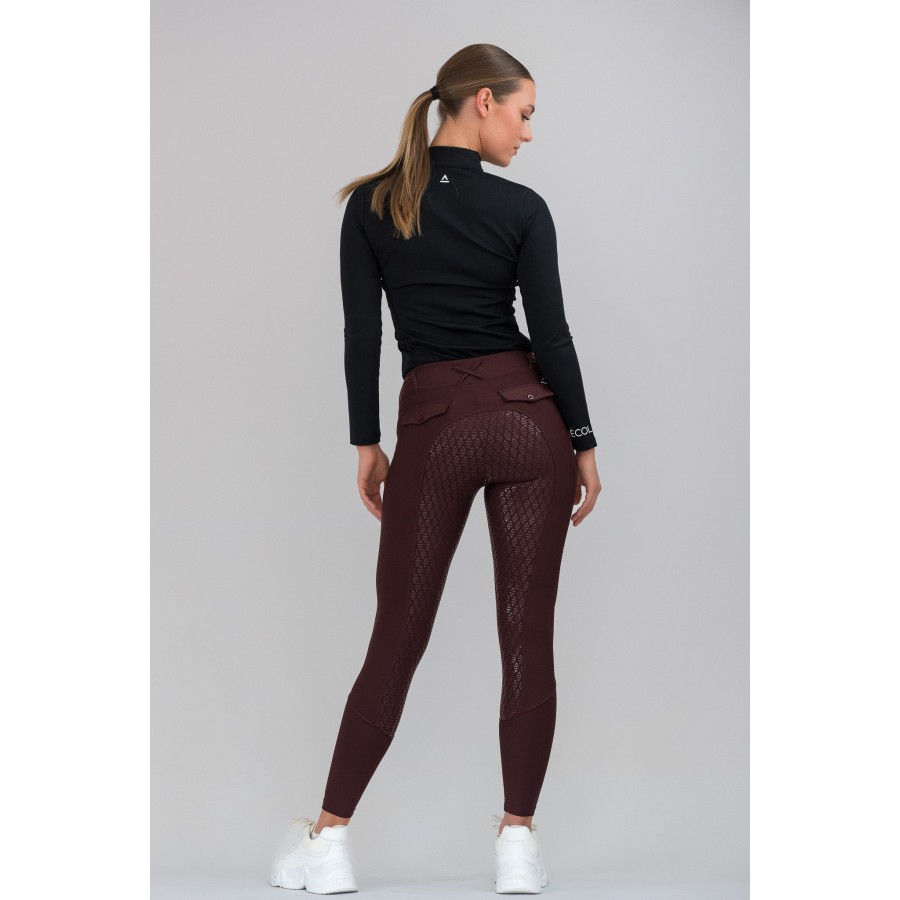 Decoll Sport Active Breeches Cherry - Image 2