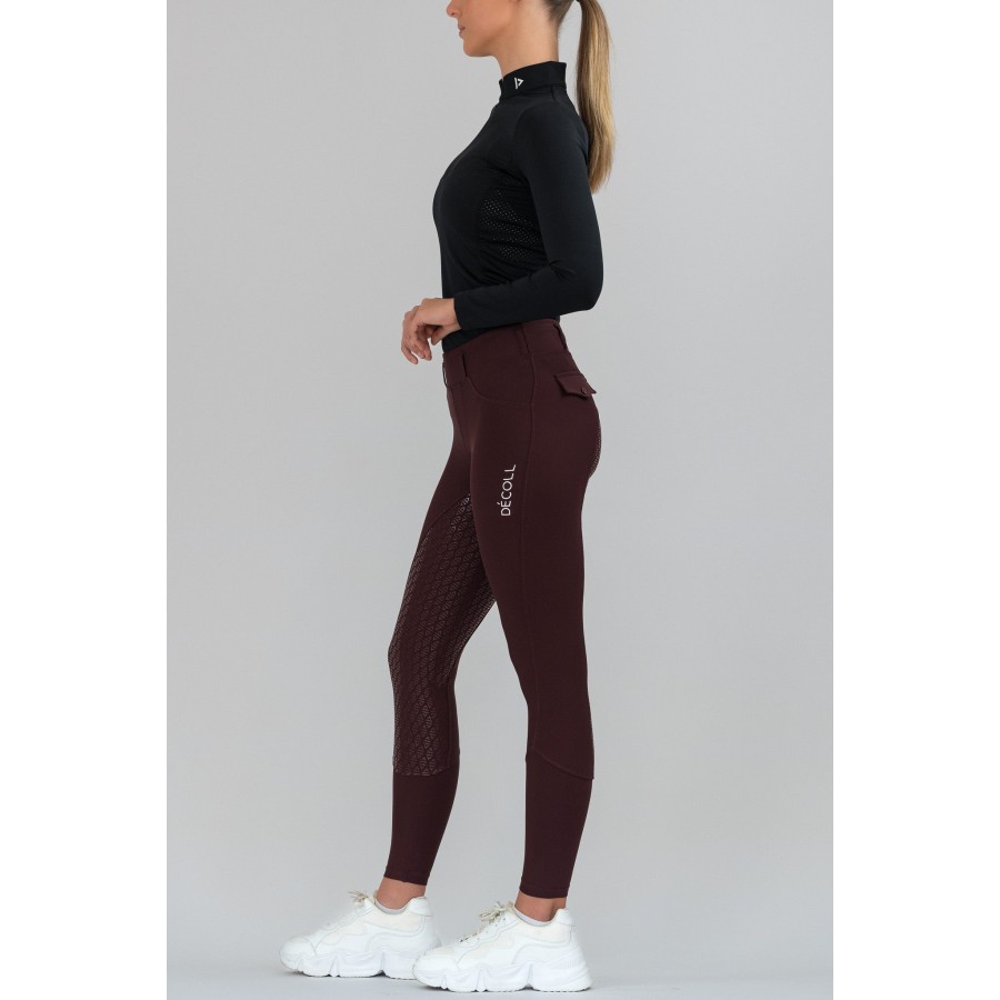 Decoll Sport Active Breeches Cherry - Image 3