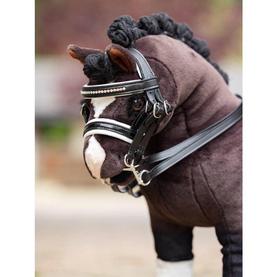 LeMieux Toy Pony Double Bridle Black - Image 2