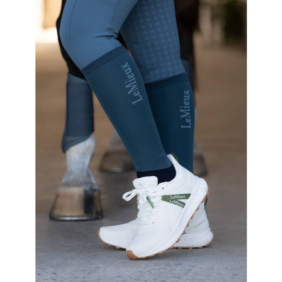 LeMieux Competition Socks 2 Pack Petrol