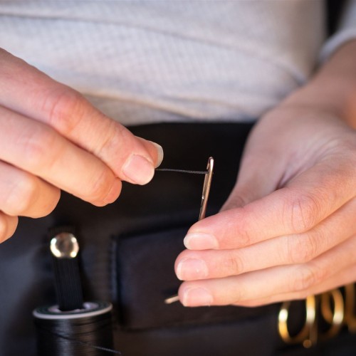 Alternative view of Hairy Pony Stainless Steel Plaiting Needles Extra Long