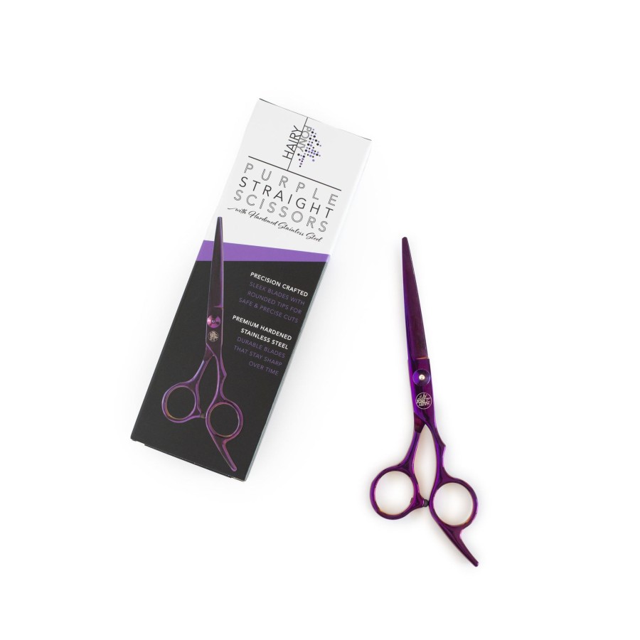 Hairy Pony Purple Straight Scissors - Image 2
