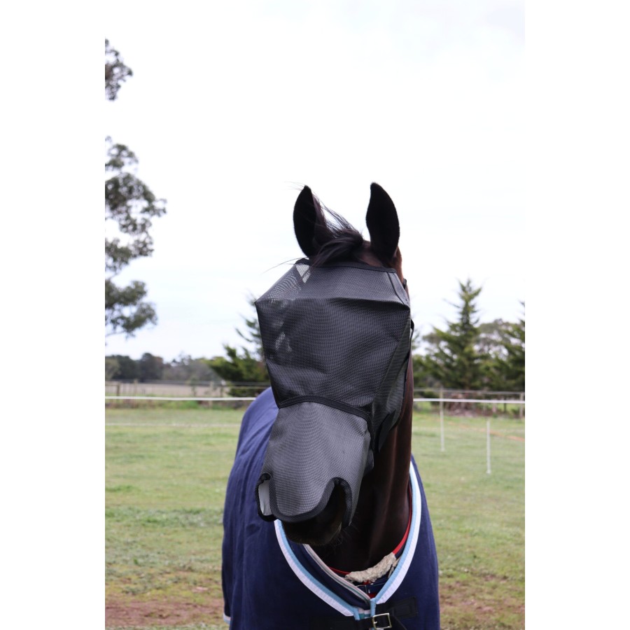 Flyveils By Design Blockout Nose Fly Veil Black - Image 3