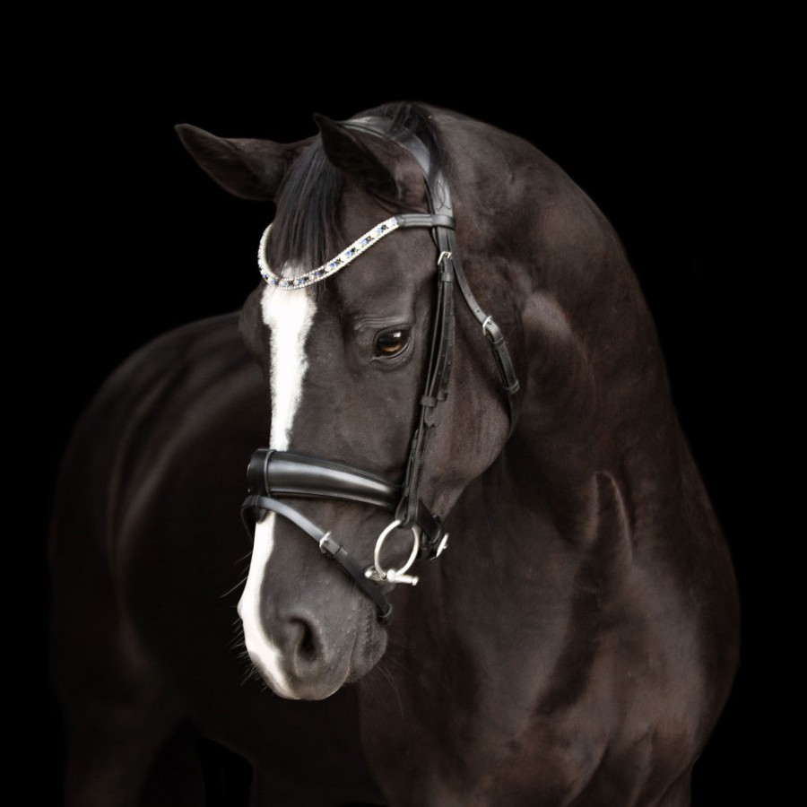 Lumiere Anastasia Convertible Leather Bridle Black - Image 2