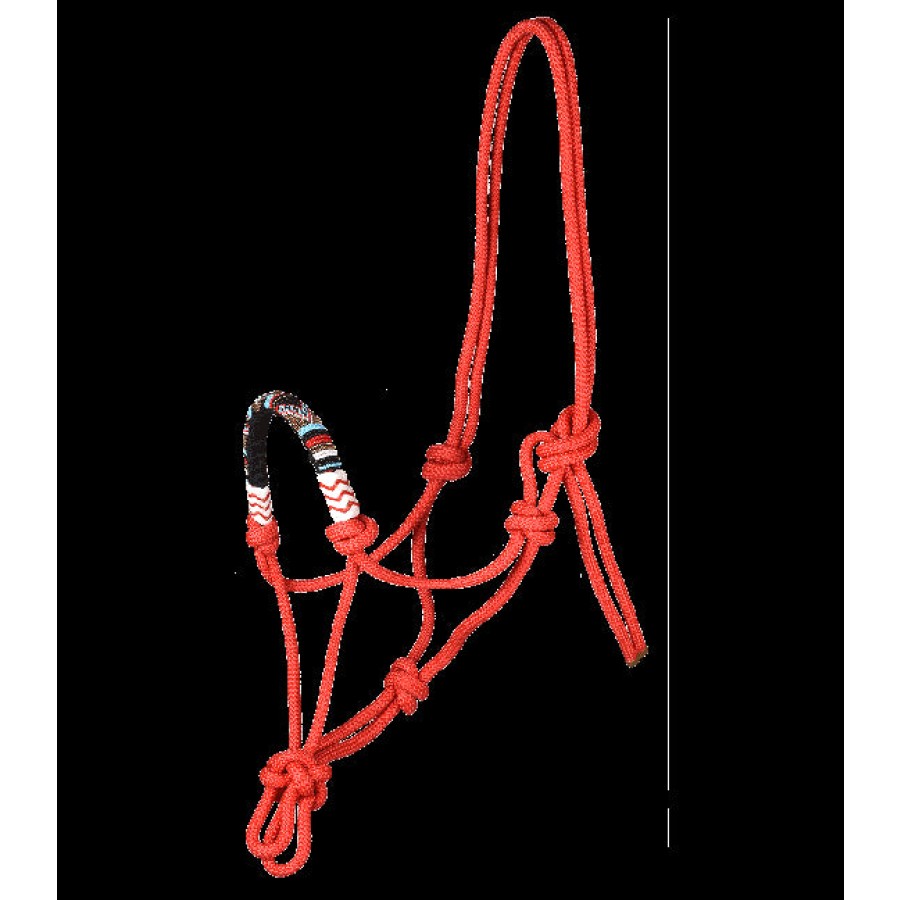 Waldhausen Rope Halter Pearls Red