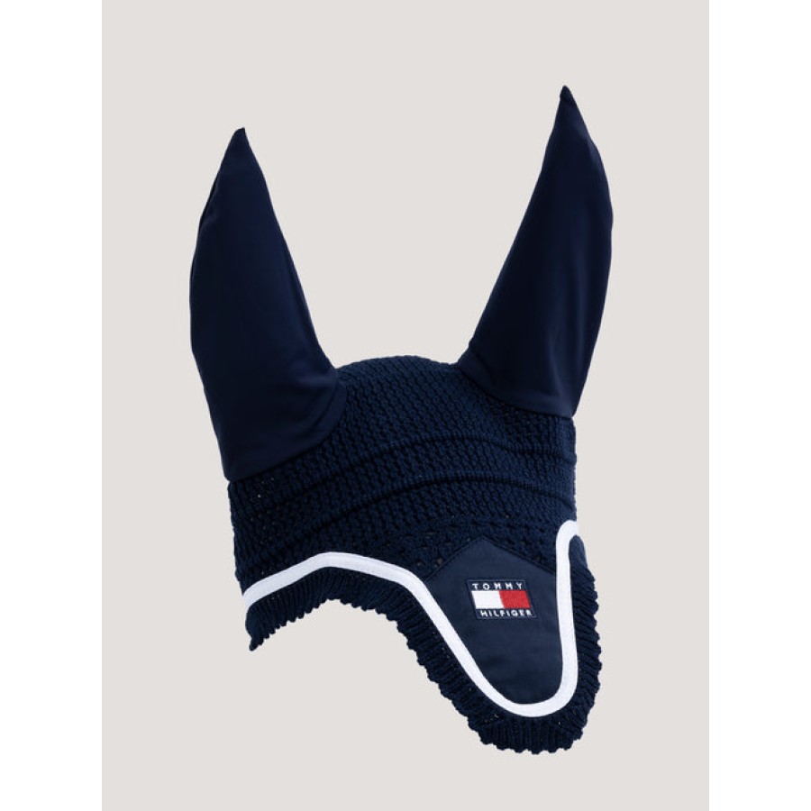 Tommy Hilfiger Oxford Ear Bonnet Desert Sky