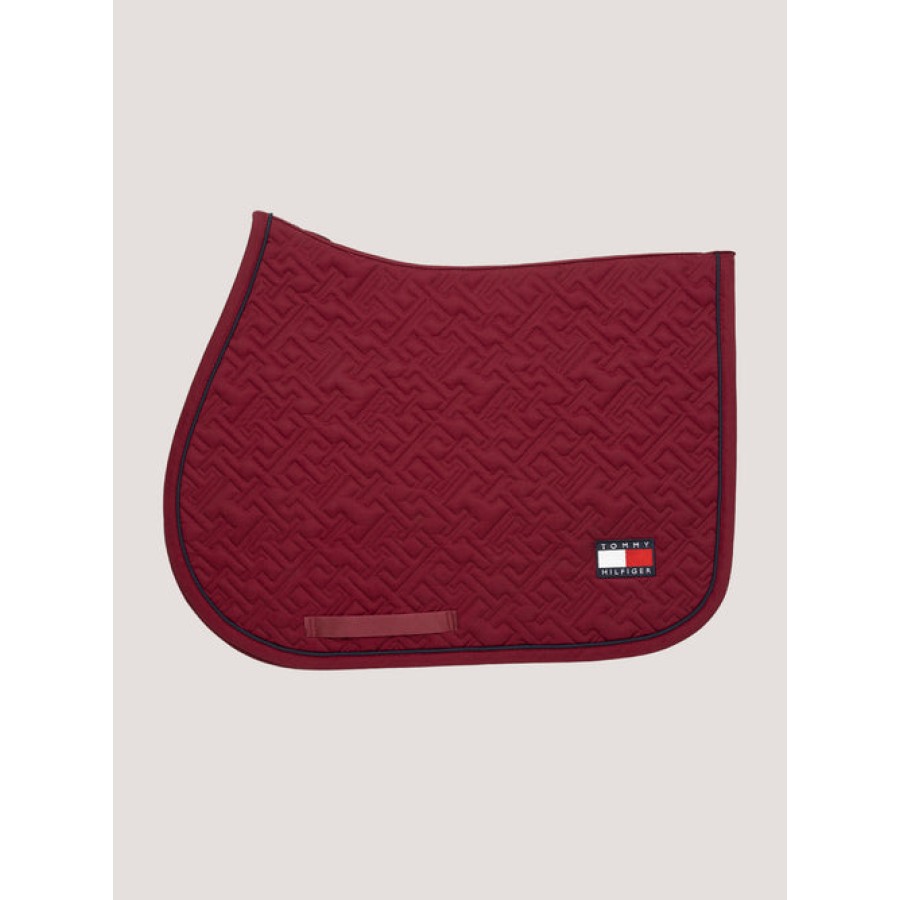 Tommy Hilfiger Oxford Saddle Pad Rouge