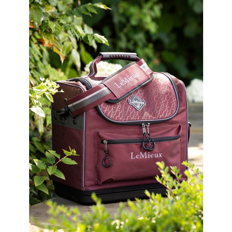 LeMieux Elite Pro Grooming Bag Burgundy - Image 2
